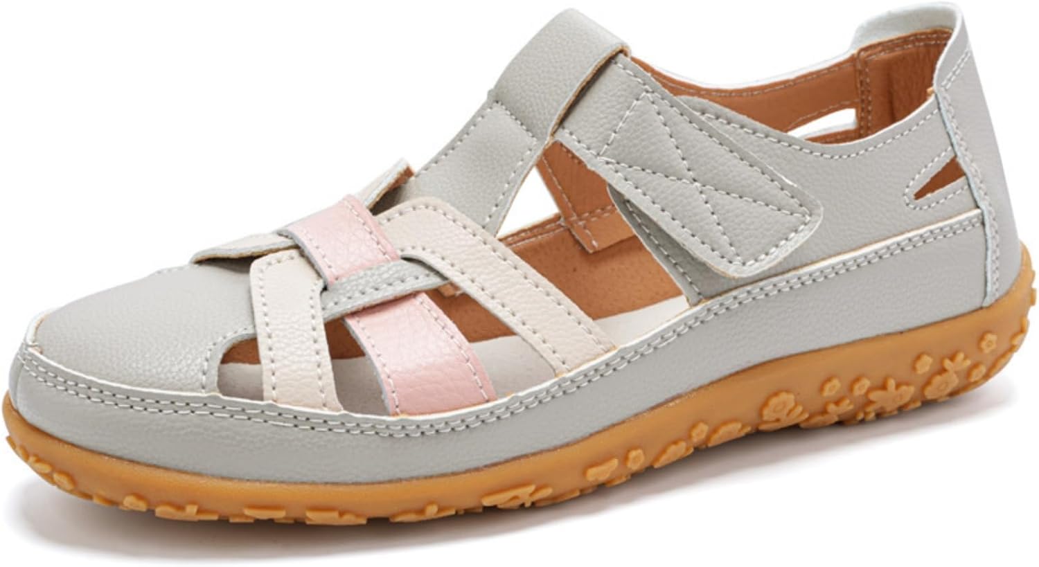 Женские кожаные сандалии с плетеным закрытым носком, лоферы с вырезами, на липучке, с мягкой подошвой, на слипоне, повседневные удобные ортопедические сандалии, комфортные бохо-римские сандалии, дышащие прогулочные обувь для улицы Generic, розов...
Женские кожаные сандалии с плетеным закрытым носком, лоферы с вырезами, на липучке, с мягкой подошвой, на слипоне, повседневные удобные ортопедические сандалии, комфортные бохо-римские сандалии, дышащие прогулочные обувь для улицы Generic, розов...