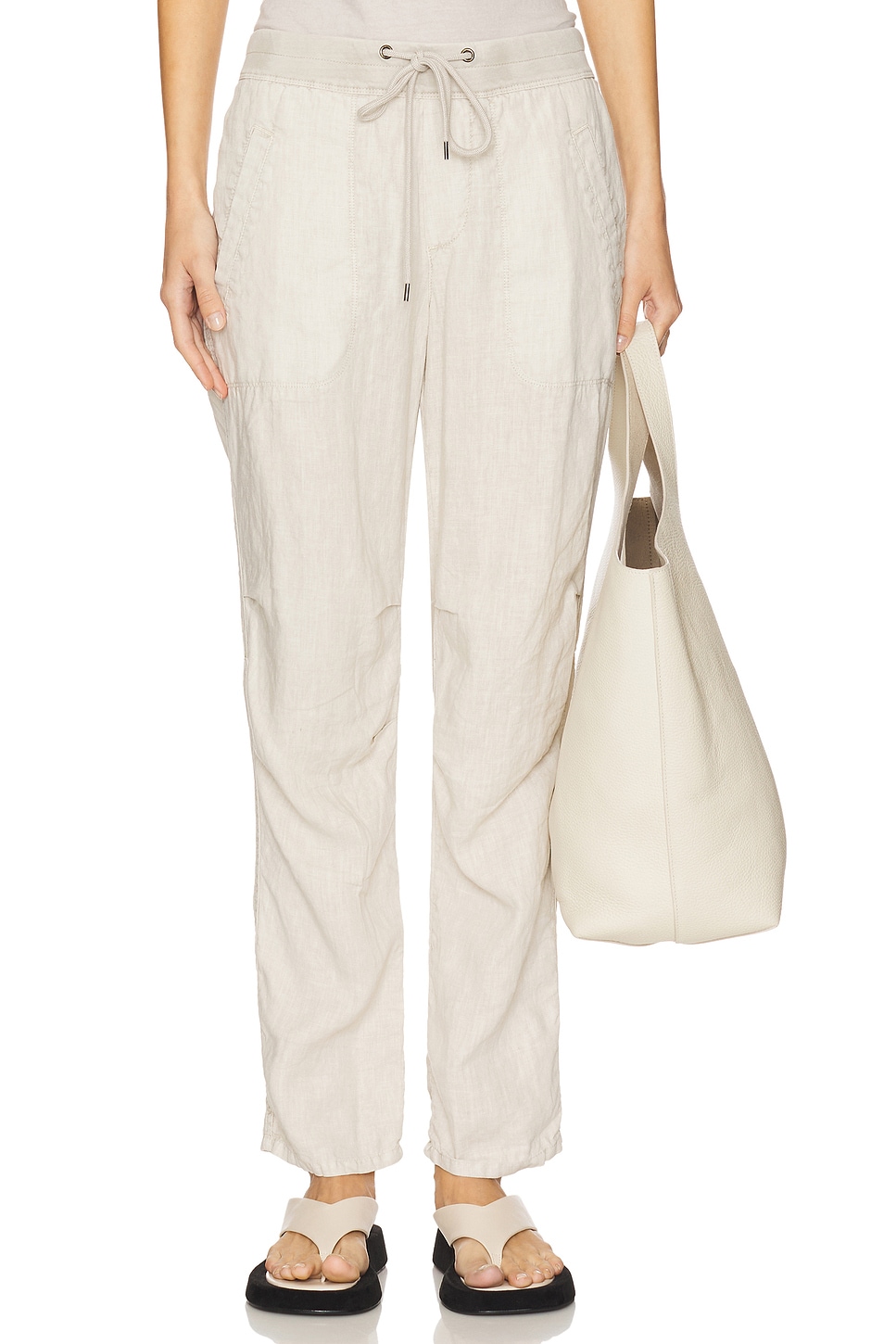 Мягкие драпированные брюки James Perse, salt pigment
Мягкие драпированные брюки James Perse, salt pigment