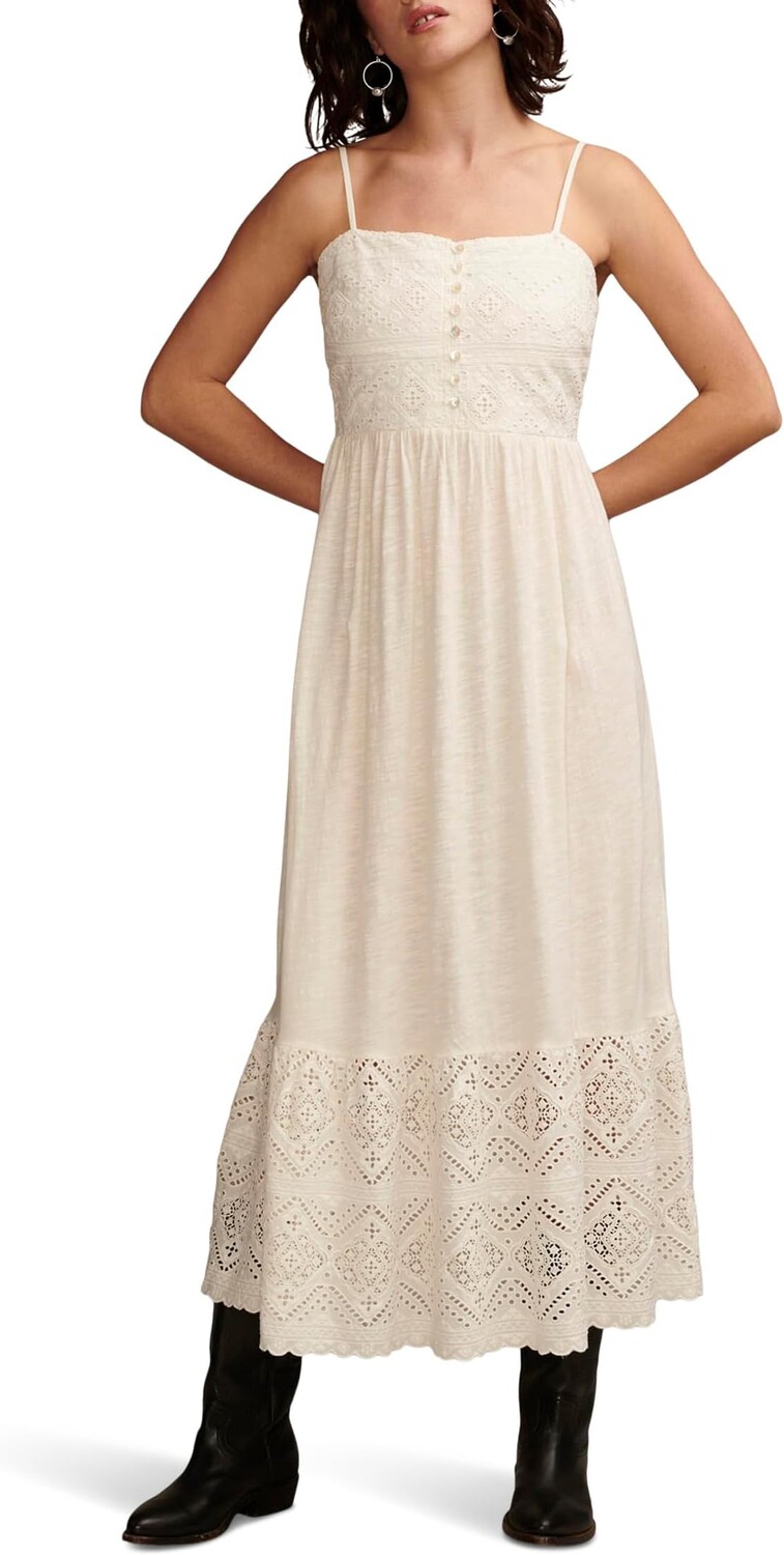 Платье Lucky Brand Cutwork Maxi Dress, цвет Whisper White
Платье Lucky Brand Cutwork Maxi Dress, цвет Whisper White