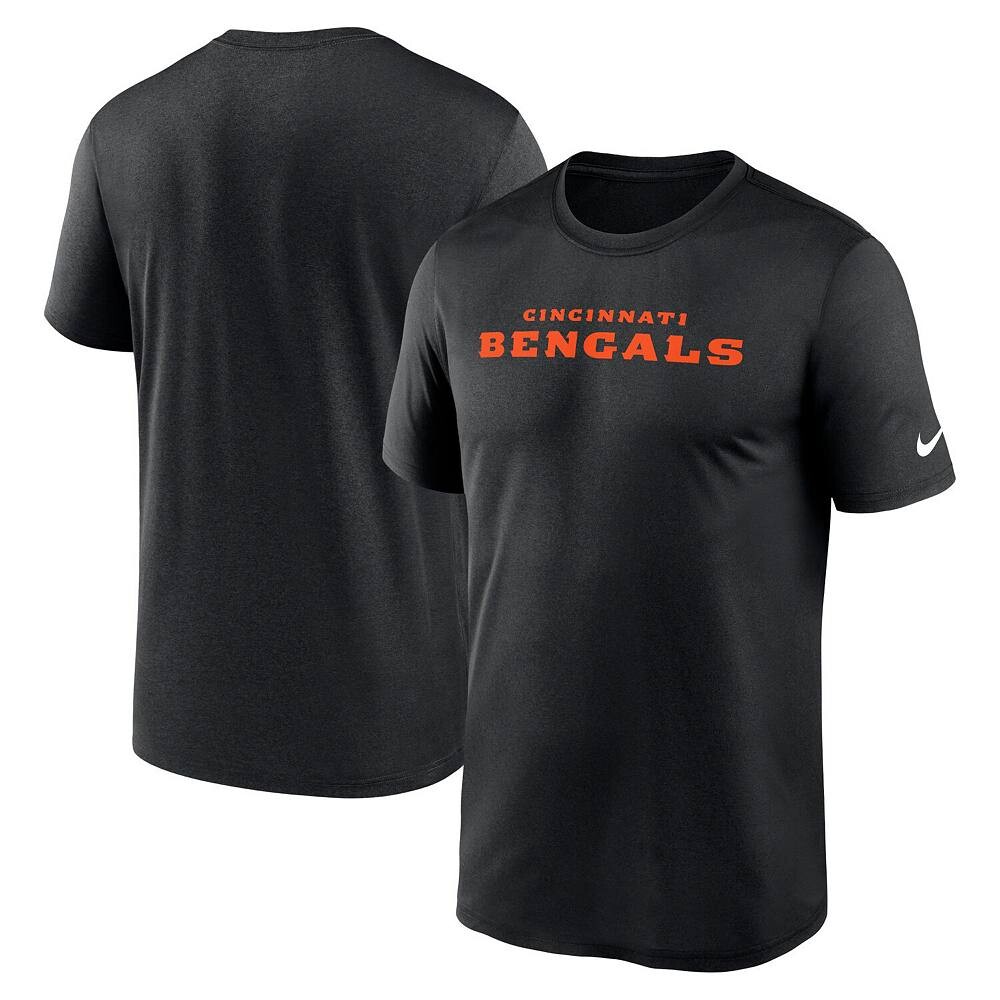 Мужская черная футболка Nike Cincinnati Bengals Primetime Legend Wordmark Performance, цвет Bng Black
Мужская черная футболка Nike Cincinnati Bengals Primetime Legend Wordmark Performance, цвет Bng Black