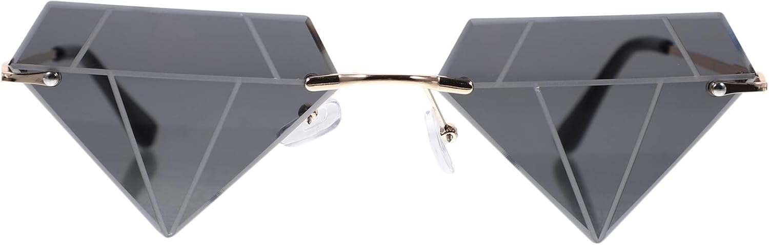 Женские солнцезащитные очки HOMSFOU без оправы с креативными гранями, фестивальные очки без оправы, золотая оправа и черные с серыми линзами, модные очки в стиле 90-х для активного отдыха на природе, Grey
Женские солнцезащитные очки HOMSFOU без оправы с креативными гранями, фестивальные очки без оправы, золотая оправа и черные с серыми линзами, модные очки в стиле 90-х для активного отдыха на природе, Grey