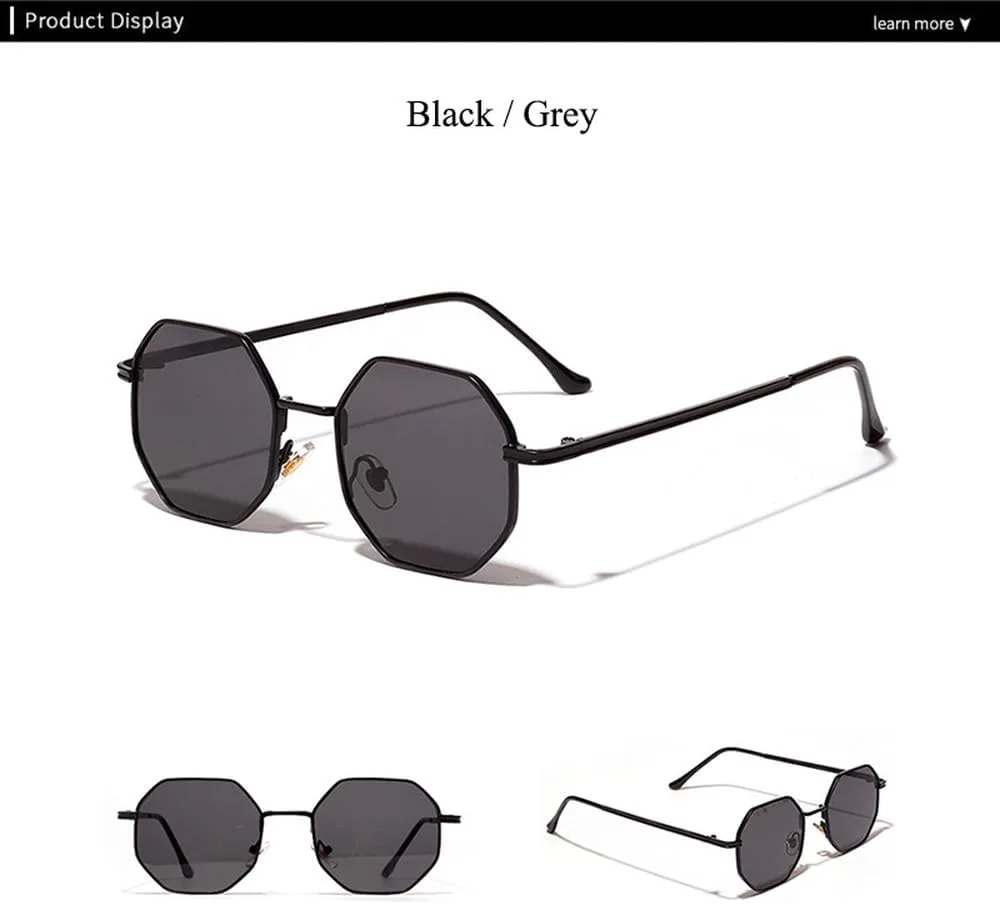 Ретро-солнцезащитные очки в шестиугольной металлической оправе, модные, цвет розовое золото, зеркальные, защита от УФ-излучения UV400 HVTVTLA, Golden Grey
Ретро-солнцезащитные очки в шестиугольной металлической оправе, модные, цвет розовое золото, зеркальные, защита от УФ-излучения UV400 HVTVTLA, Golden Grey