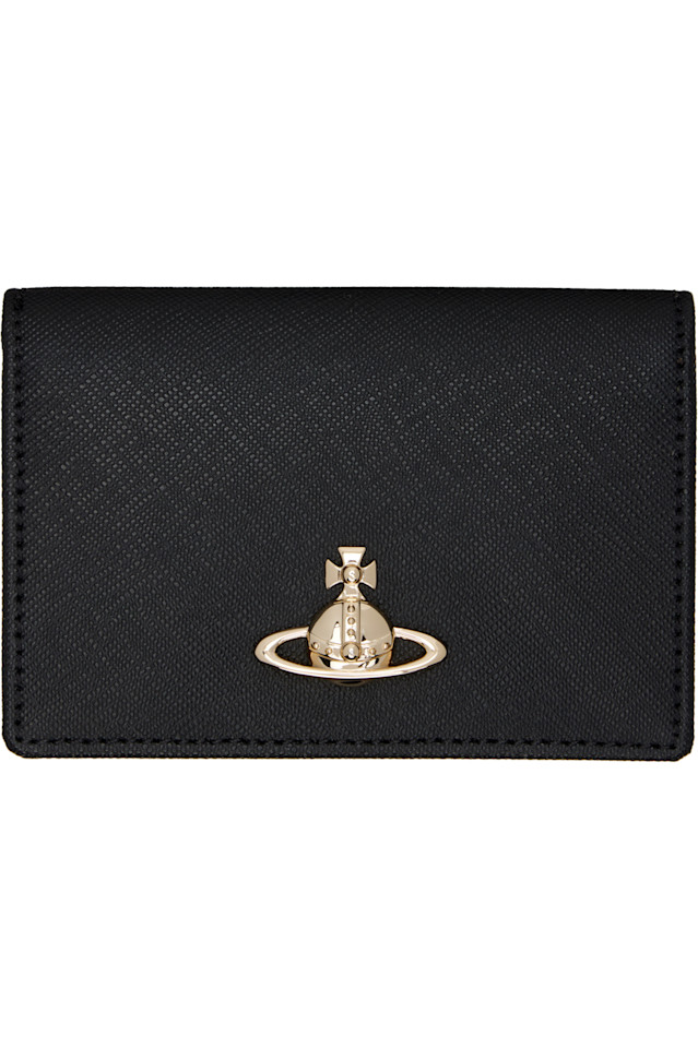 Vivienne Westwood Черный сафьяновый держатель для карт
Vivienne Westwood Черный сафьяновый держатель для карт
