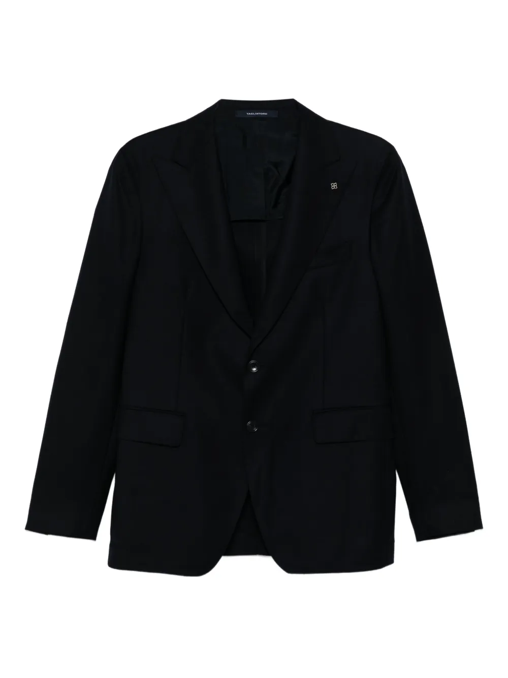 Однобортный пиджак из вирджинской шерсти TAGLIATORE, синий 
Однобортный пиджак из вирджинской шерсти TAGLIATORE, синий