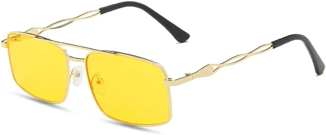 Винтажные металлические солнцезащитные очки для женщин и мужчин, для летних путешествий, пляжных вечеринок, защита от УФ-излучения UV400 VVTWSSW, Gold Yellow
Винтажные металлические солнцезащитные очки для женщин и мужчин, для летних путешествий, пляжных вечеринок, защита от УФ-излучения UV400 VVTWSSW, Gold Yellow