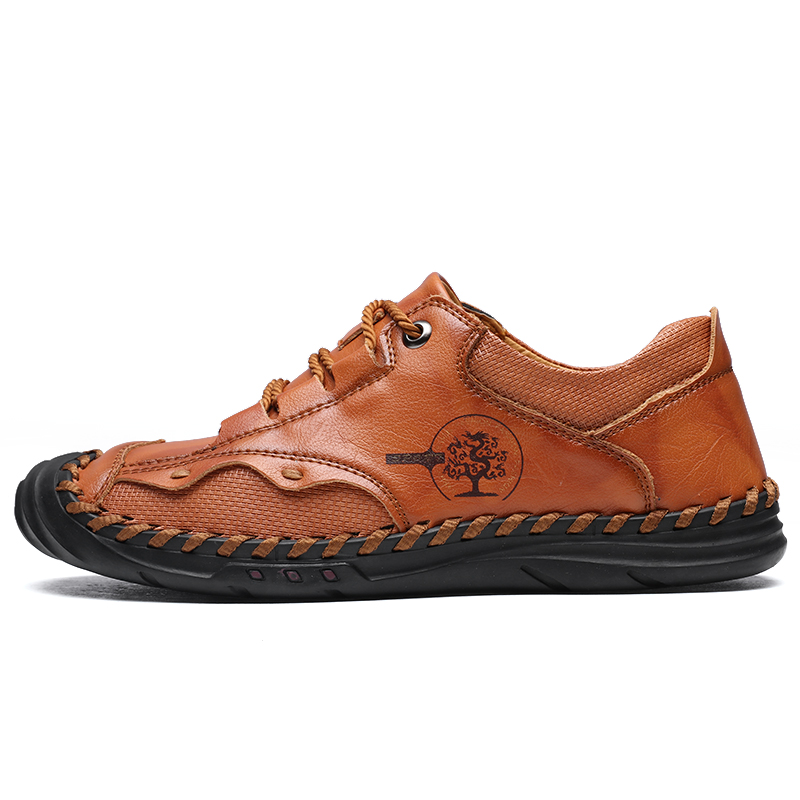 HBRK Мужские повседневные туфли мужские низкие красные коричневые, цвет Red Brown 
HBRK Мужские повседневные туфли мужские низкие красные коричневые, цвет Red Brown