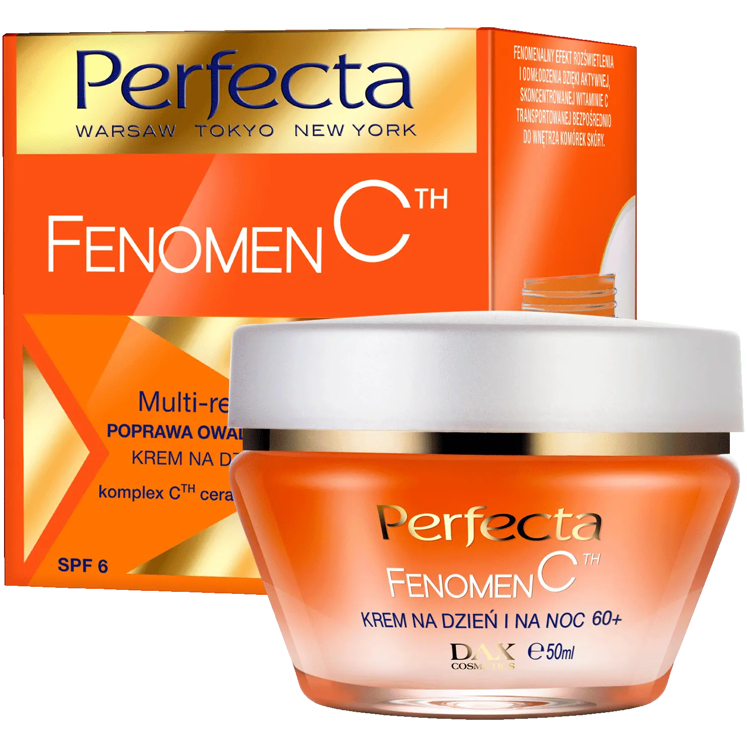 Крем для лица дневной и ночной 60+ Perfecta Fenomen C, 50 мл
Крем для лица дневной и ночной 60+ Perfecta Fenomen C, 50 мл