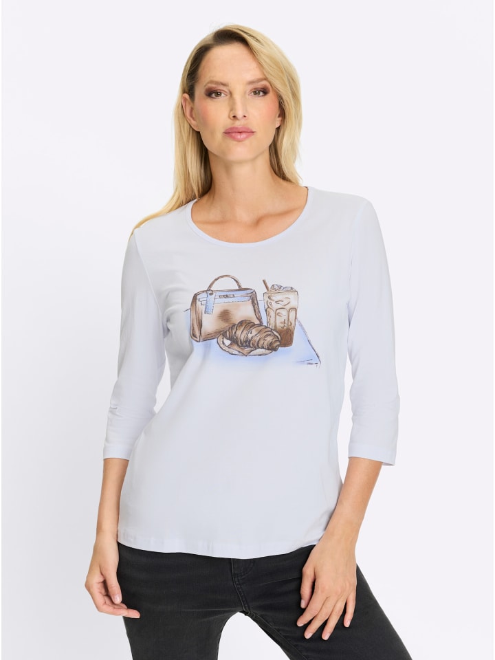 Рубашка с рукавами 3/4 белого цвета Heine
Рубашка с рукавами 3/4 белого цвета Heine