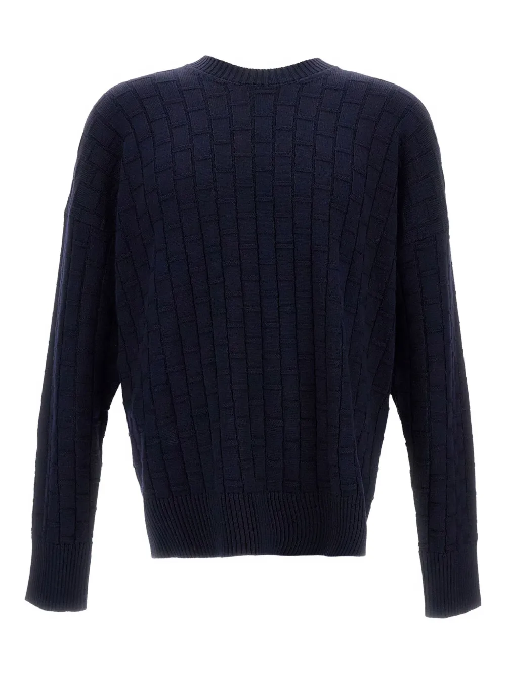 Ребристый свитер Plan C, синий
Ребристый свитер Plan C, синий