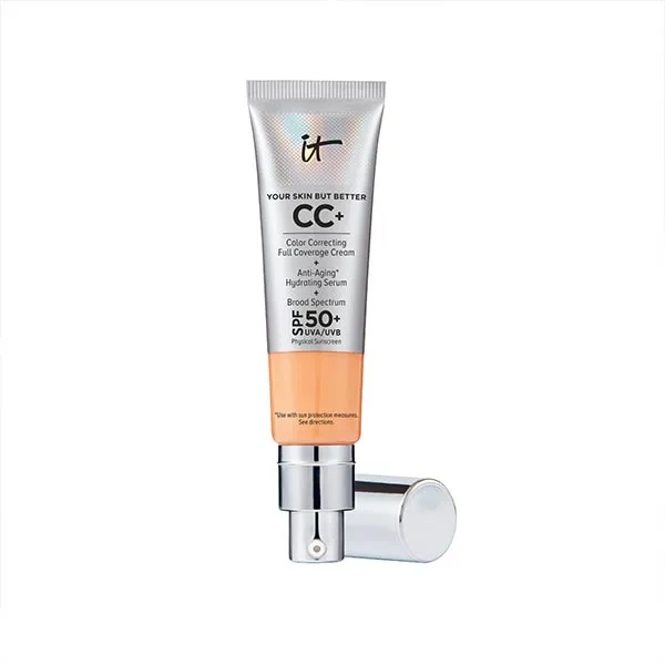 Основа под макияж с полным покрытием Cc+ Cream Full-Coverage Foundation With Spf 50+ It Cosmetics, цвет medium tan
Основа под макияж с полным покрытием Cc+ Cream Full-Coverage Foundation With Spf 50+ It Cosmetics, цвет medium tan