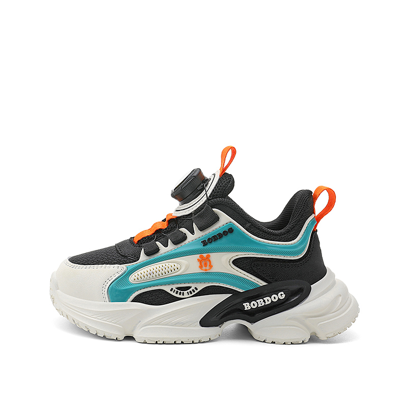 Нескользящая амортизирующая износостойкая легкая амортизирующая тихая низкая детская обувь для повседневной жизни BOBDOG, черный/оранжевый
Нескользящая амортизирующая износостойкая легкая амортизирующая тихая низкая детская обувь для повседневной жизни BOBDOG, черный/оранжевый