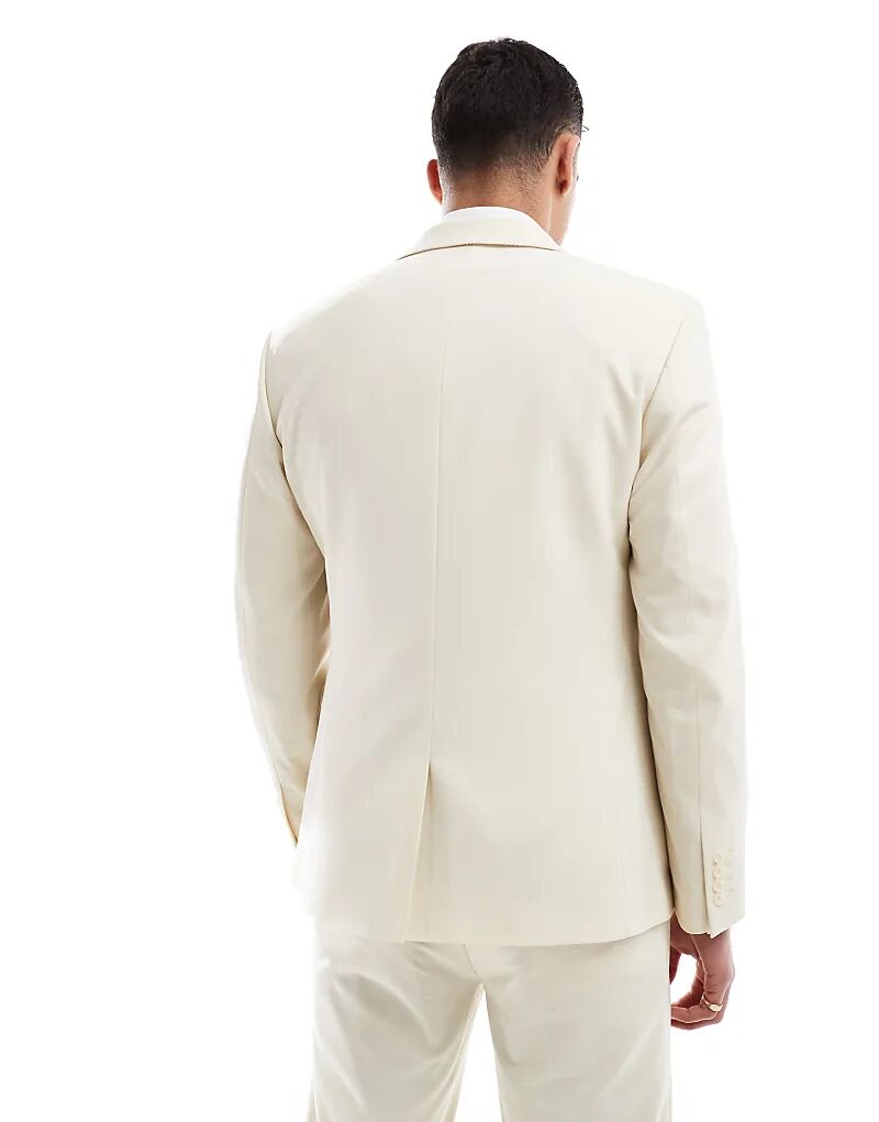 Тонкий пиджак ASOS DESIGN цвета «камень» 
Тонкий пиджак ASOS DESIGN цвета «камень»