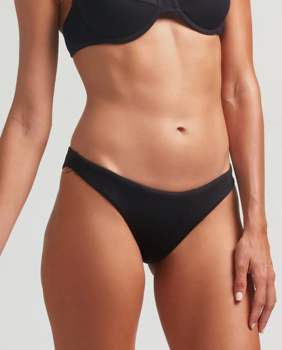 Черные плавки бикини из структурированной ткани Robin Collection, черный
Черные плавки бикини из структурированной ткани Robin Collection, черный