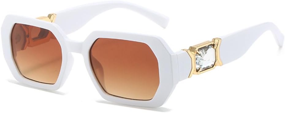 Солнцезащитные очки в маленькой винтажной оправе с многоугольными, квадратными и ромбовидными линзами для женщин и мужчин. Модные солнцезащитные очки. Трендовые модели MTZJH, White Tea
Солнцезащитные очки в маленькой винтажной оправе с многоугольными, квадратными и ромбовидными линзами для женщин и мужчин. Модные солнцезащитные очки. Трендовые модели MTZJH, White Tea