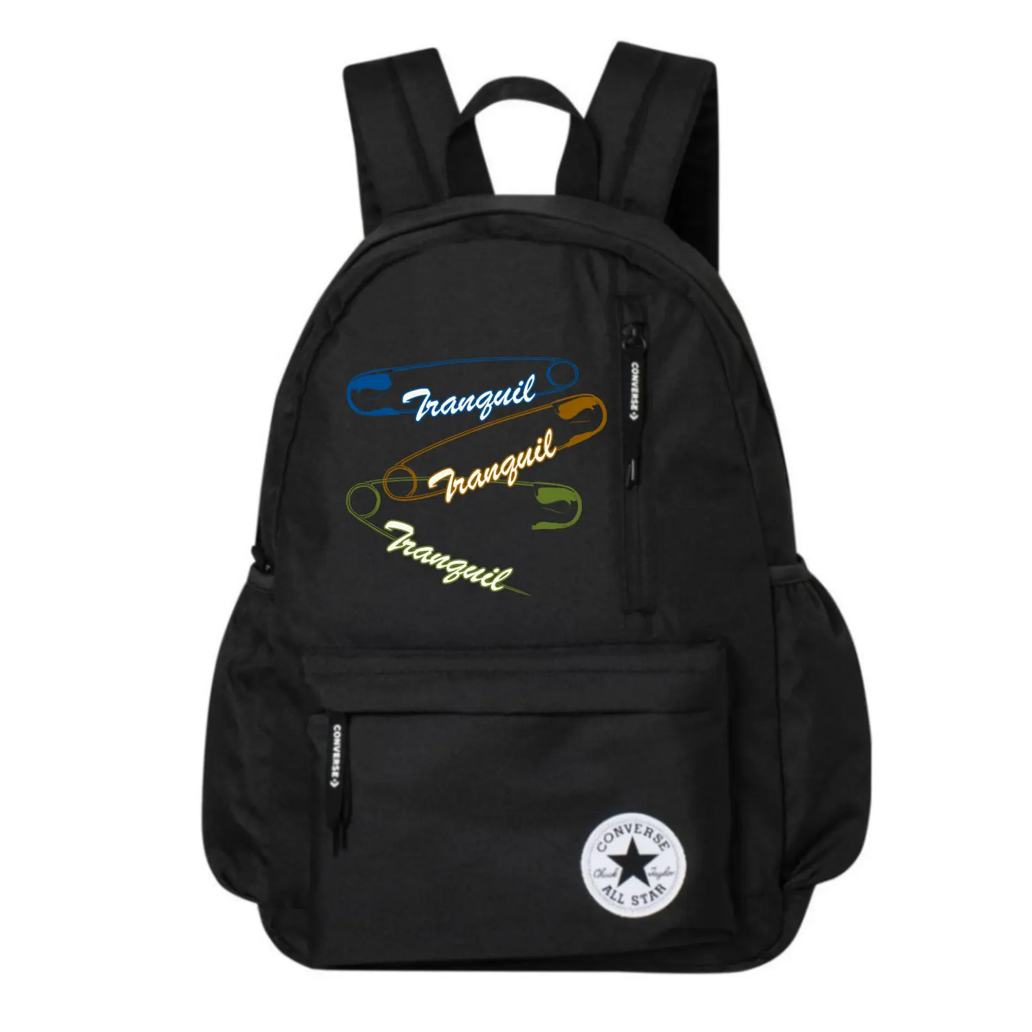 Converse Полиэстеровый рюкзак среднего размера унисекс черный, Pin
Converse Полиэстеровый рюкзак среднего размера унисекс черный, Pin