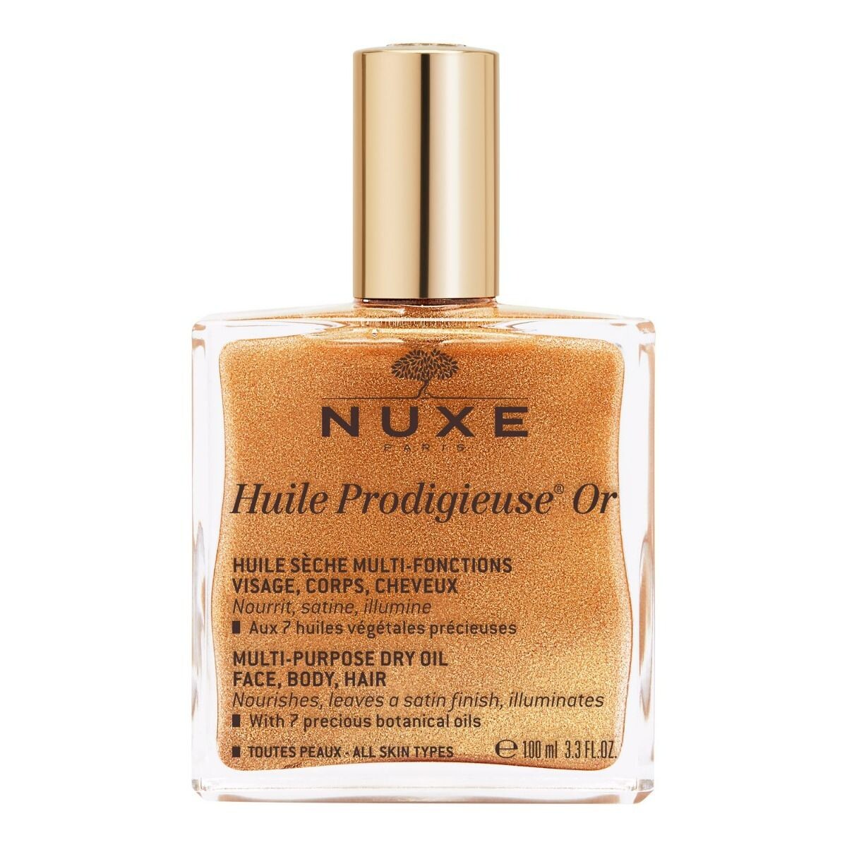 Nuxe Huile Prodigieuse Or масло для лица, тела и волос, 100 ml 
Nuxe Huile Prodigieuse Or масло для лица, тела и волос, 100 ml