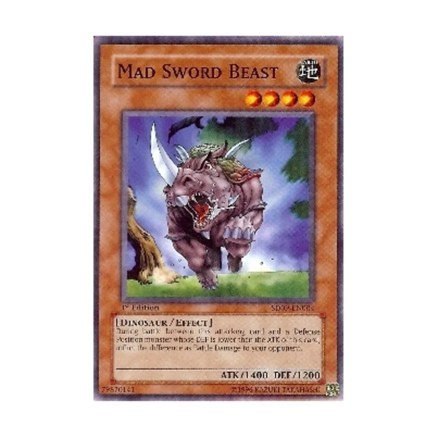 CCG Безумный мечник (Обычный), Yu-Gi-Oh - Structure Deck - Dinosaur's Rage - Singles
CCG Безумный мечник (Обычный), Yu-Gi-Oh - Structure Deck - Dinosaur's Rage - Singles