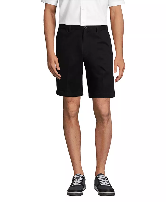 Мужские немнущиеся шорты-чинос с комфортной посадкой на талии, длина 9", без стрелок Lands' End, черный
Мужские немнущиеся шорты-чинос с комфортной посадкой на талии, длина 9", без стрелок Lands' End, черный