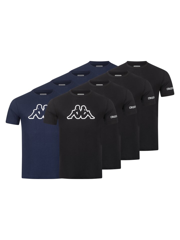 Футболка Kappa, цвет 4xschwarz/4xnavy
Футболка Kappa, цвет 4xschwarz/4xnavy