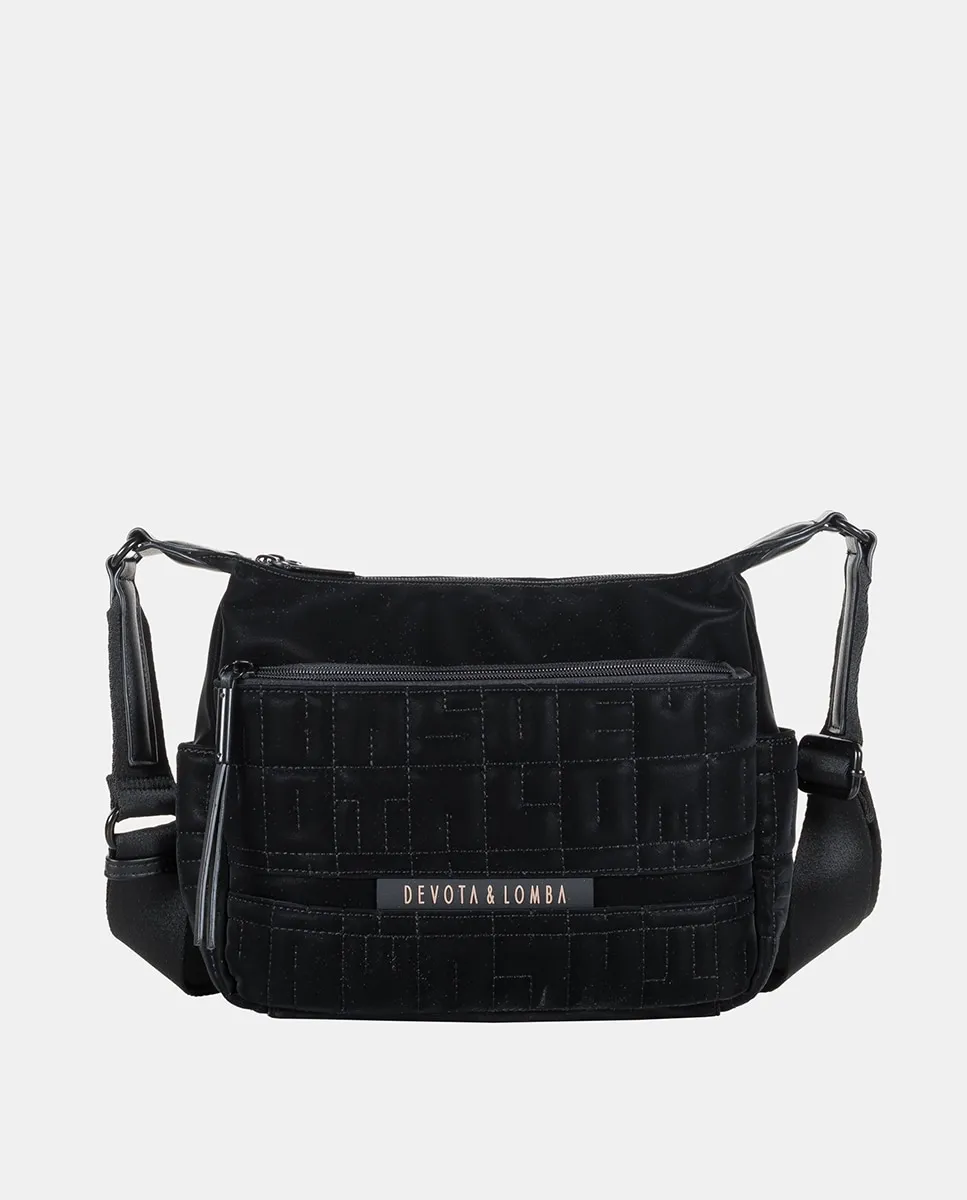 Малая сумка через плечо из технического материала с подкладкой Devota & Lomba, черный
Малая сумка через плечо из технического материала с подкладкой Devota & Lomba, черный