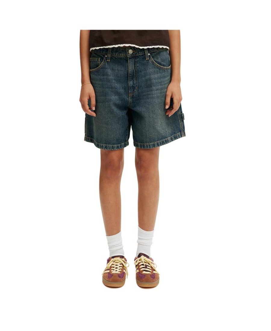 Женские свободные джинсовые шорты COTTON ON, Logans blue/carpenter
Женские свободные джинсовые шорты COTTON ON, Logans blue/carpenter