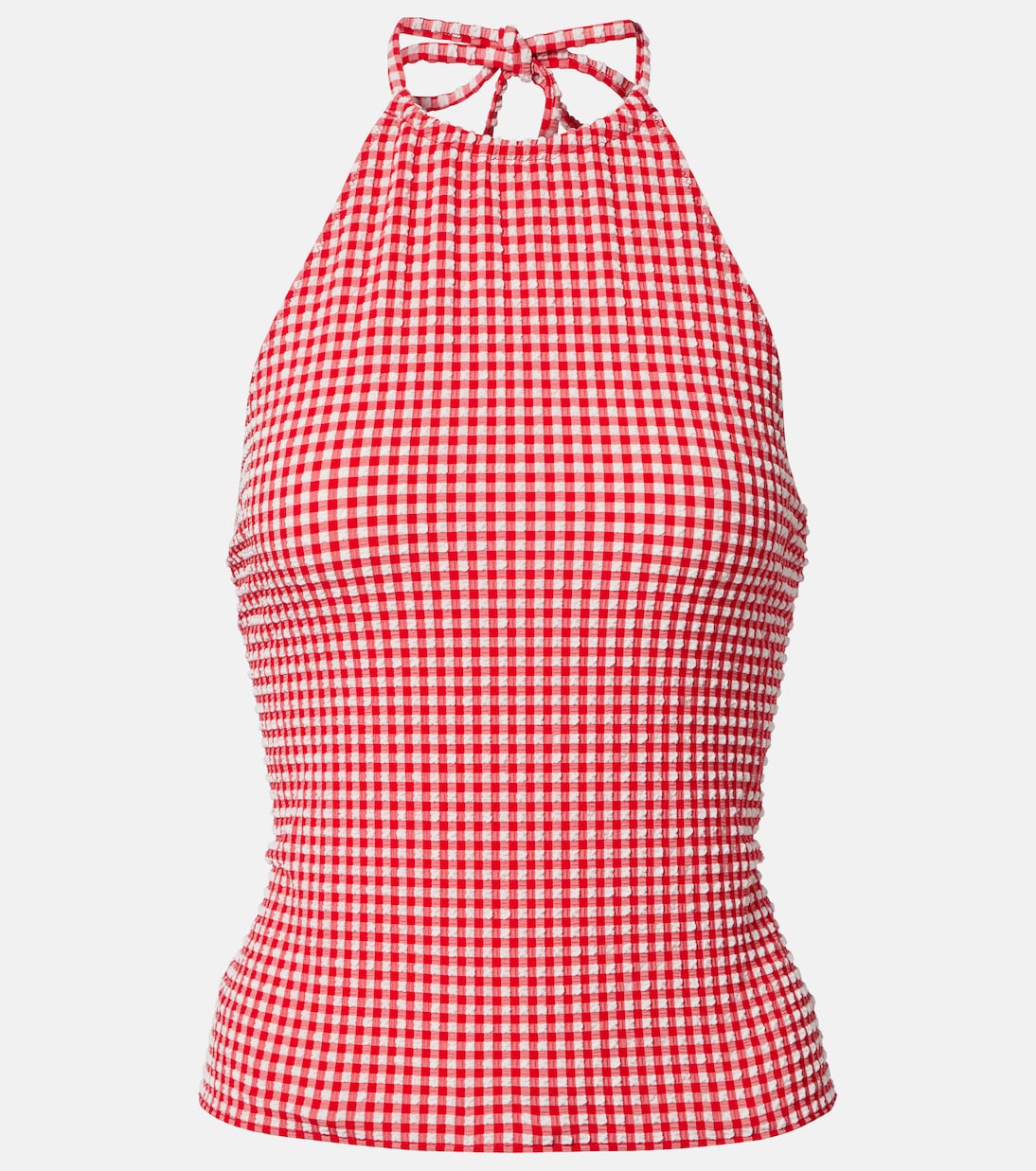 Топ из ситца в клетку Hunza G, красный
Топ из ситца в клетку Hunza G, красный