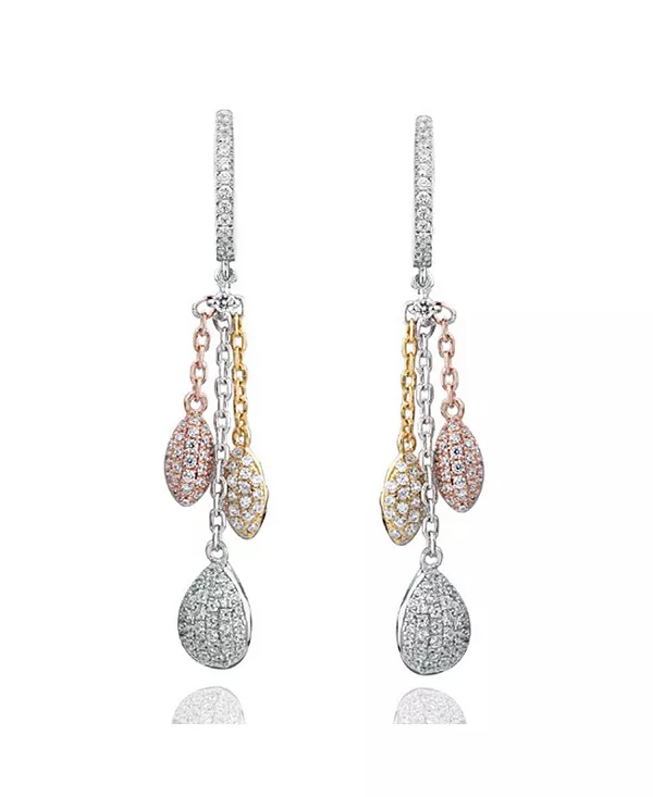 Серьги Suzy Levian из стерлингового серебра с кубическим цирконием в трехцветном исполнении с несколькими каплями Suzy Levian New York, tri-tone
Серьги Suzy Levian из стерлингового серебра с кубическим цирконием в трехцветном исполнении с несколькими каплями Suzy Levian New York, tri-tone