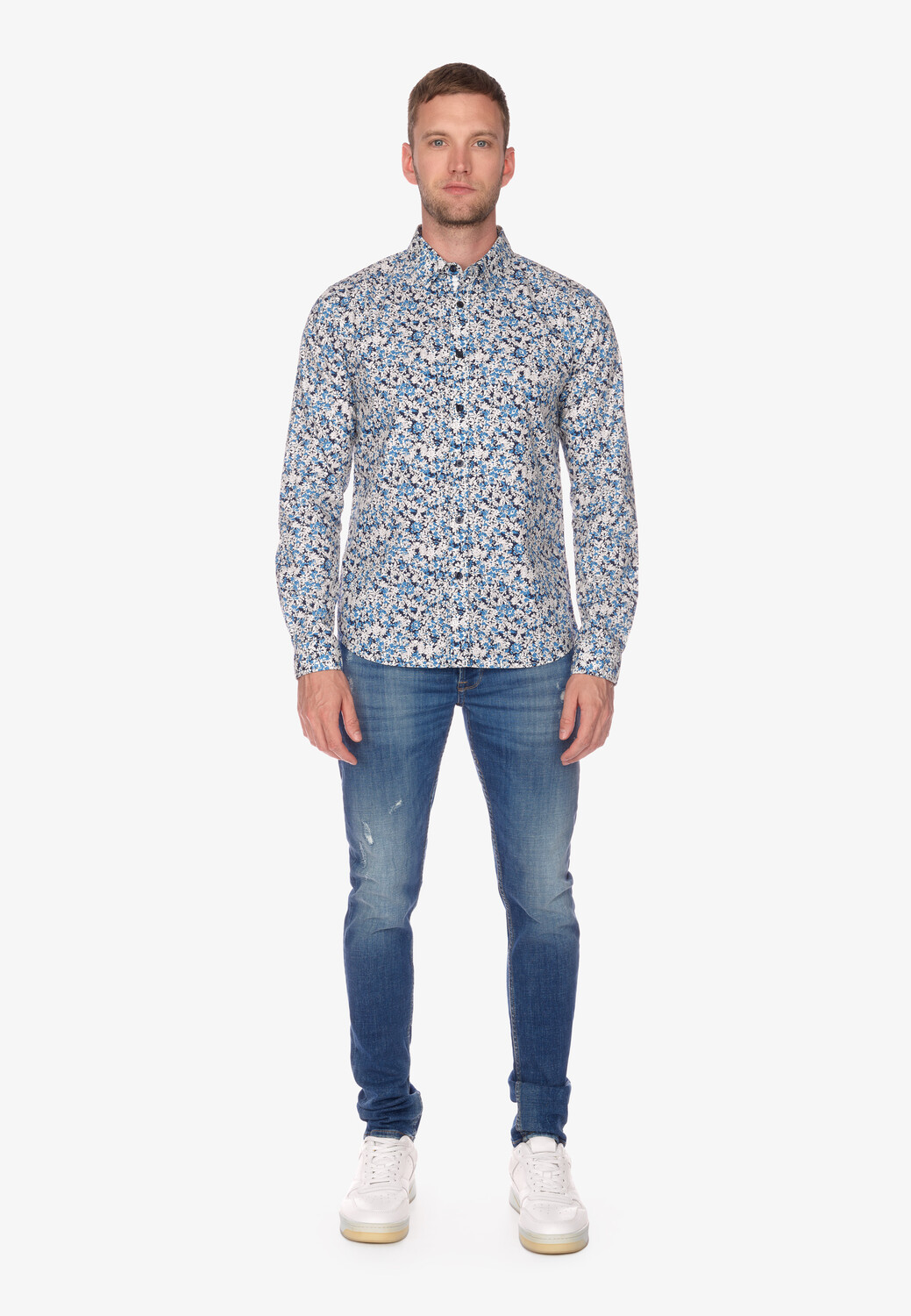 Рубашка Le Temps des Cerises Freizeit ARIAS, синий
Рубашка Le Temps des Cerises Freizeit ARIAS, синий