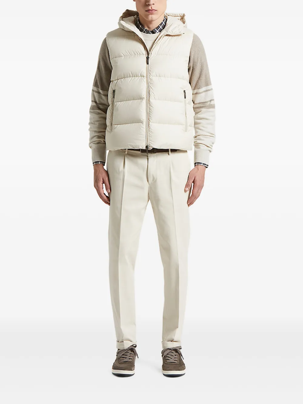 Стеганый жилет с капюшоном Peserico, нейтральный
Стеганый жилет с капюшоном Peserico, нейтральный