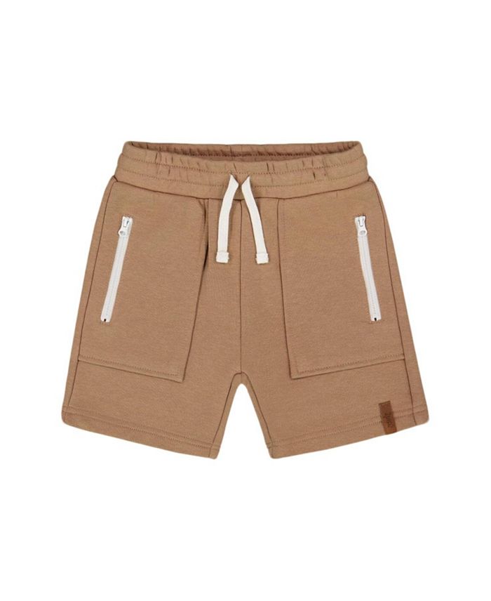 Мальчиковые шорты с карманом на молнии из велюрового трикотажа - для малышей Deux par Deux, коричневый/бежевый
Мальчиковые шорты с карманом на молнии из велюрового трикотажа - для малышей Deux par Deux, коричневый/бежевый