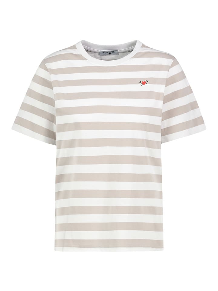 Футболка Sublevel, бежевый/черный 
Футболка Sublevel, бежевый/черный