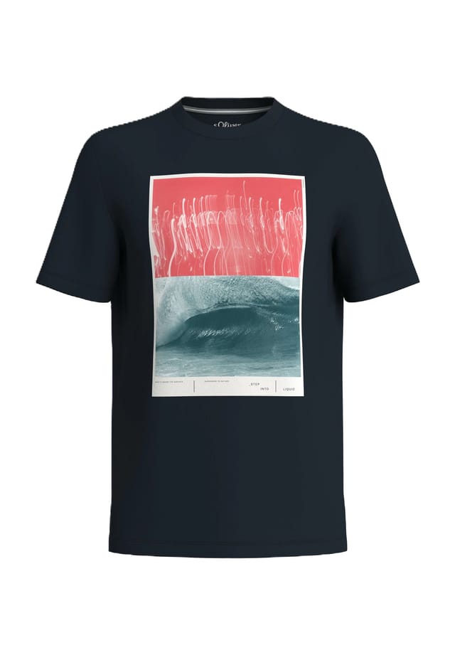 Хлопковая футболка S.Oliver, синий
Хлопковая футболка S.Oliver, синий