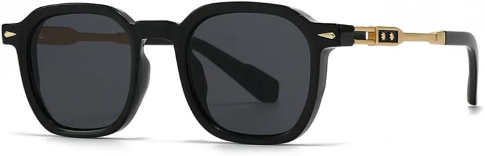 Мужские солнцезащитные очки в стиле ретро с градиентным переходом, защитой от УФ-излучения UV400 и заклепками; женские солнцезащитные очки сине-зеленого цвета SZVVBKK, Black Golden Grey
Мужские солнцезащитные очки в стиле ретро с градиентным переходом, защитой от УФ-излучения UV400 и заклепками; женские солнцезащитные очки сине-зеленого цвета SZVVBKK, Black Golden Grey