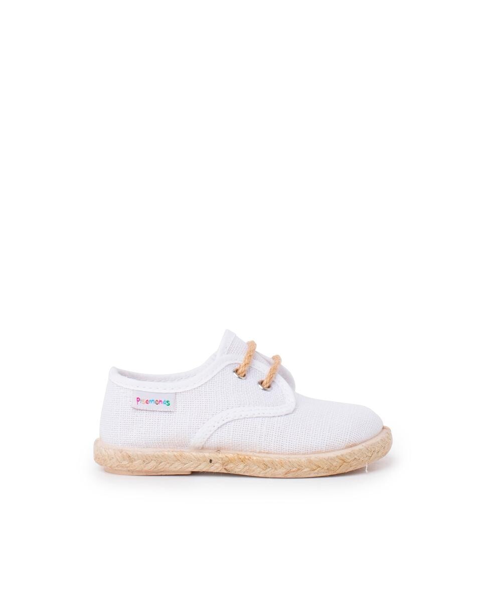 Английские льняные туфли для мальчика на джутовой основе Pisamonas, белый
Английские льняные туфли для мальчика на джутовой основе Pisamonas, белый