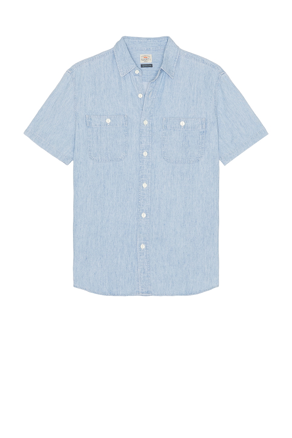 Проверенная временем рубашка из шамбре Faherty, vintage indigo
Проверенная временем рубашка из шамбре Faherty, vintage indigo