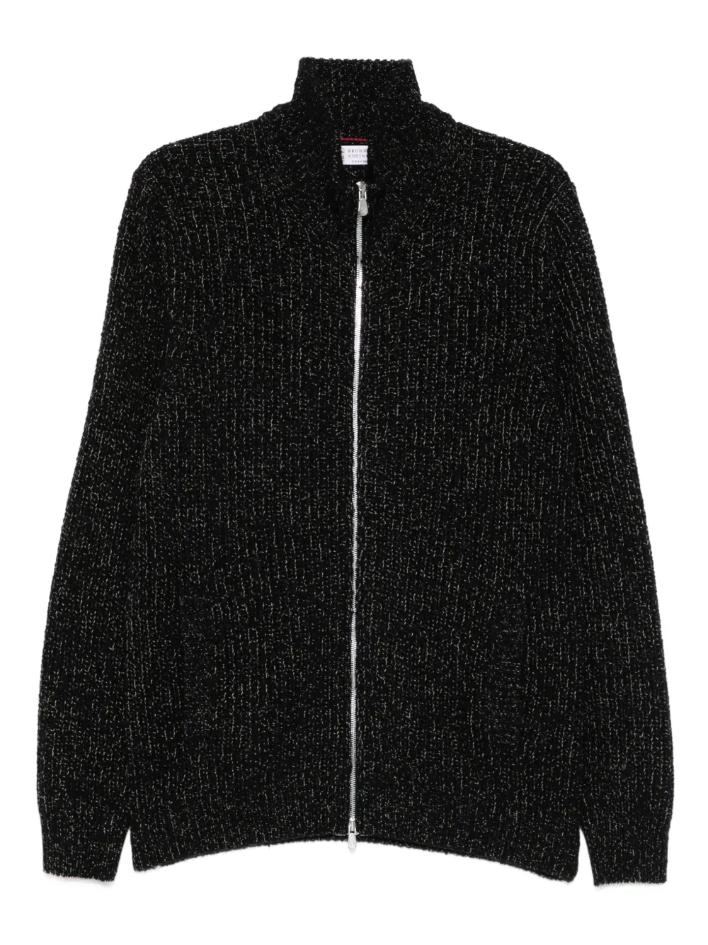 Кардиган на молнии Brunello Cucinelli, черный
Кардиган на молнии Brunello Cucinelli, черный