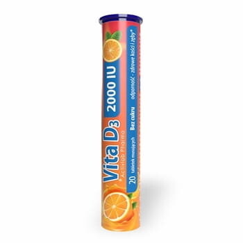 Activlab, Vita D3 2000 со вкусом апельсина, тюбик, 20 таблеток, фармацевтический препарат Inne
Activlab, Vita D3 2000 со вкусом апельсина, тюбик, 20 таблеток, фармацевтический препарат Inne