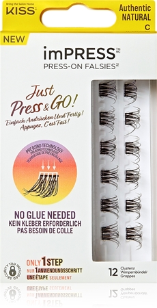 Пучки ресниц без узлов KISS imPRESS Just Press & GO !, Authentic Natural c 12 szt.
Пучки ресниц без узлов KISS imPRESS Just Press & GO !, Authentic Natural c 12 szt.