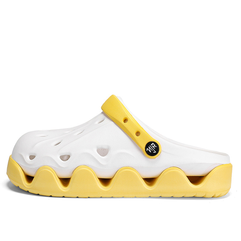 NANJIREN Клоги унисекс бело-желтые, цвет White Yellow
NANJIREN Клоги унисекс бело-желтые, цвет White Yellow