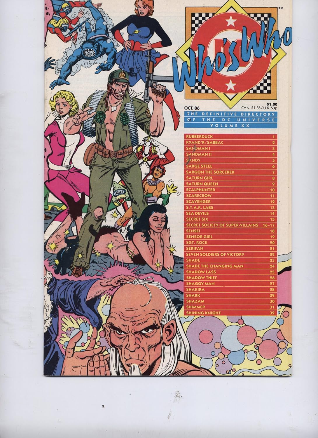 Who's Who #20 (The Definitive Directory of the DC Universe, Volume XX, October 1986) (DC)
Who's Who #20 (The Definitive Directory of the DC Universe, Volume XX, October 1986) (DC)
