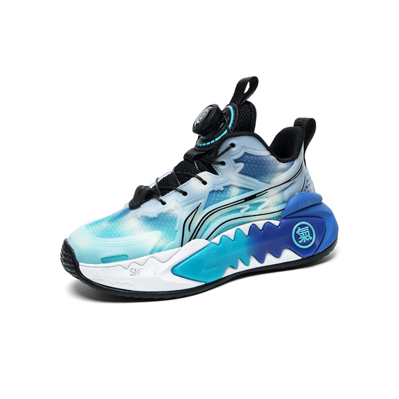 Баскетбольные кроссовки средней высоты с противоскользящей амортизацией, износостойкие, дышащие, детские SNOOPY, черный/синий 
Баскетбольные кроссовки средней высоты с противоскользящей амортизацией, износостойкие, дышащие, детские SNOOPY, черный/синий