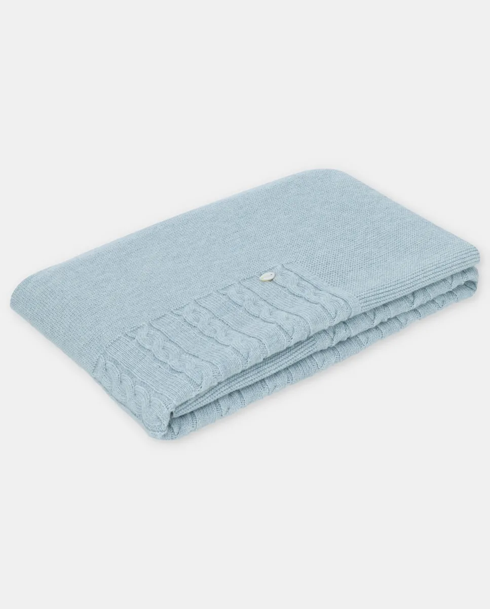 Вязаная детская шапочка светло-голубого с сероватым оттенком Martín Aranda
Вязаная детская шапочка светло-голубого с сероватым оттенком Martín Aranda