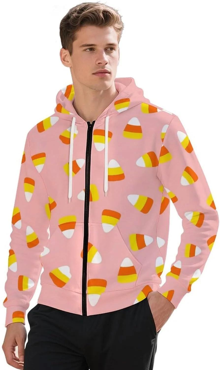 Толстовка с капюшоном Full Zip Up для мужчин Candy Chocolate Candy Corn GemGam
Толстовка с капюшоном Full Zip Up для мужчин Candy Chocolate Candy Corn GemGam
