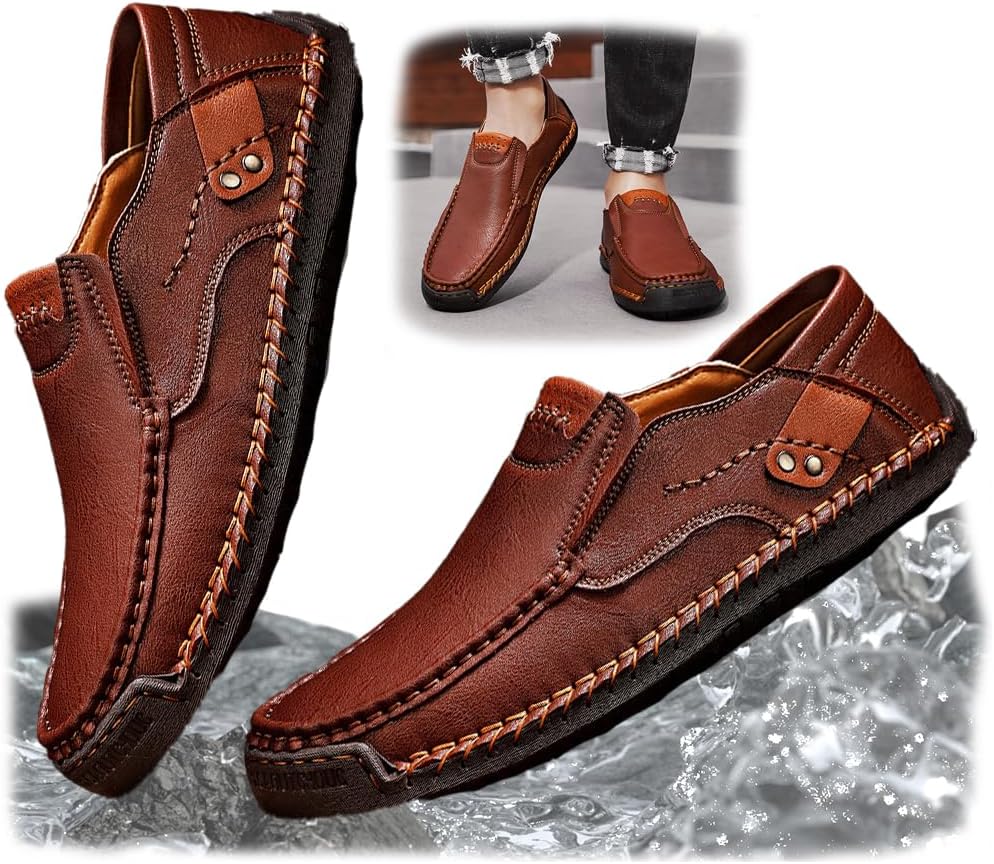 Мужская водонепроницаемая ортопедическая обувь, модная винтажная легкая обувь без шнурков, плоские лоферы, обувь для путешествий и отдыха на природе Generic, темно-коричневый
Мужская водонепроницаемая ортопедическая обувь, модная винтажная легкая обувь без шнурков, плоские лоферы, обувь для путешествий и отдыха на природе Generic, темно-коричневый