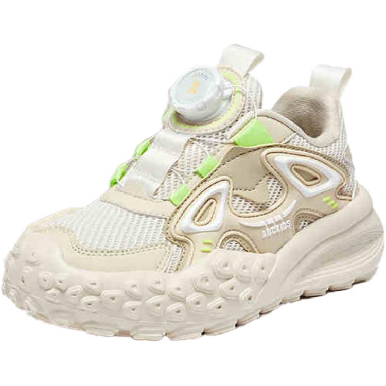 Нескользящие износостойкие низкие детские кроссовки для повседневной носки ABC KIDS, бежевый/зеленый 
Нескользящие износостойкие низкие детские кроссовки для повседневной носки ABC KIDS, бежевый/зеленый