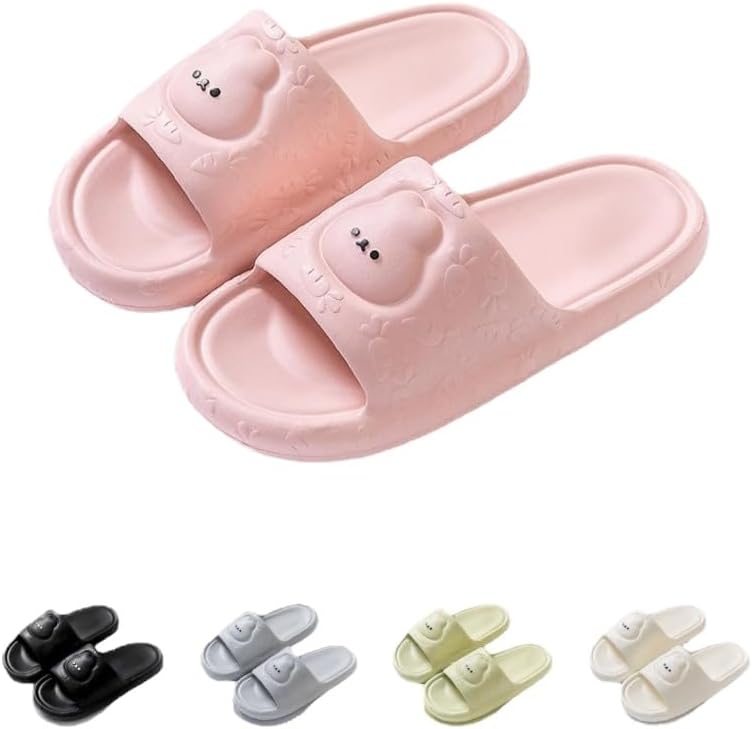 Милые тапочки ALBIVA в виде зайчиков для женщин, летние, мягкая платформа, нескользящие сандалии для дома и улицы, кавайные подарки для женщин и мужчин, розовый
Милые тапочки ALBIVA в виде зайчиков для женщин, летние, мягкая платформа, нескользящие сандалии для дома и улицы, кавайные подарки для женщин и мужчин, розовый