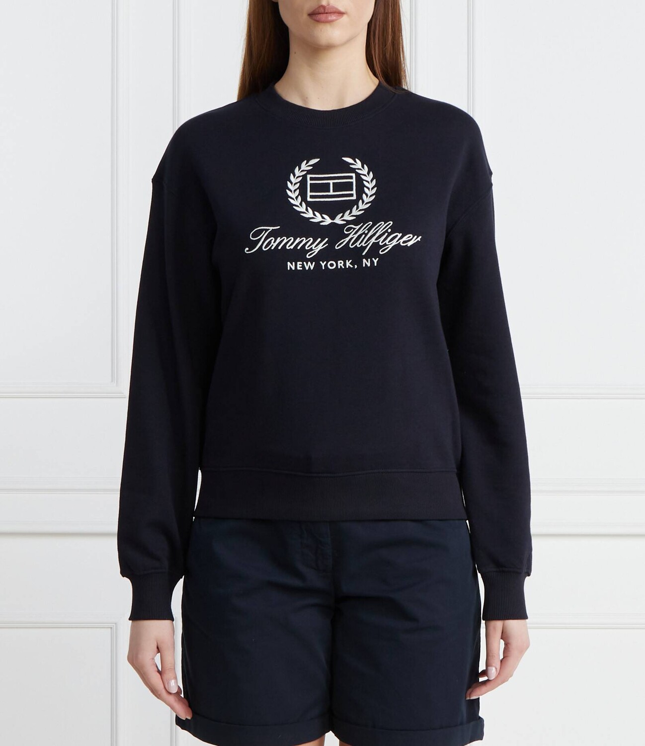 Толстовка Tommy Hilfiger Regular Fit, темно-синий 
Толстовка Tommy Hilfiger Regular Fit, темно-синий