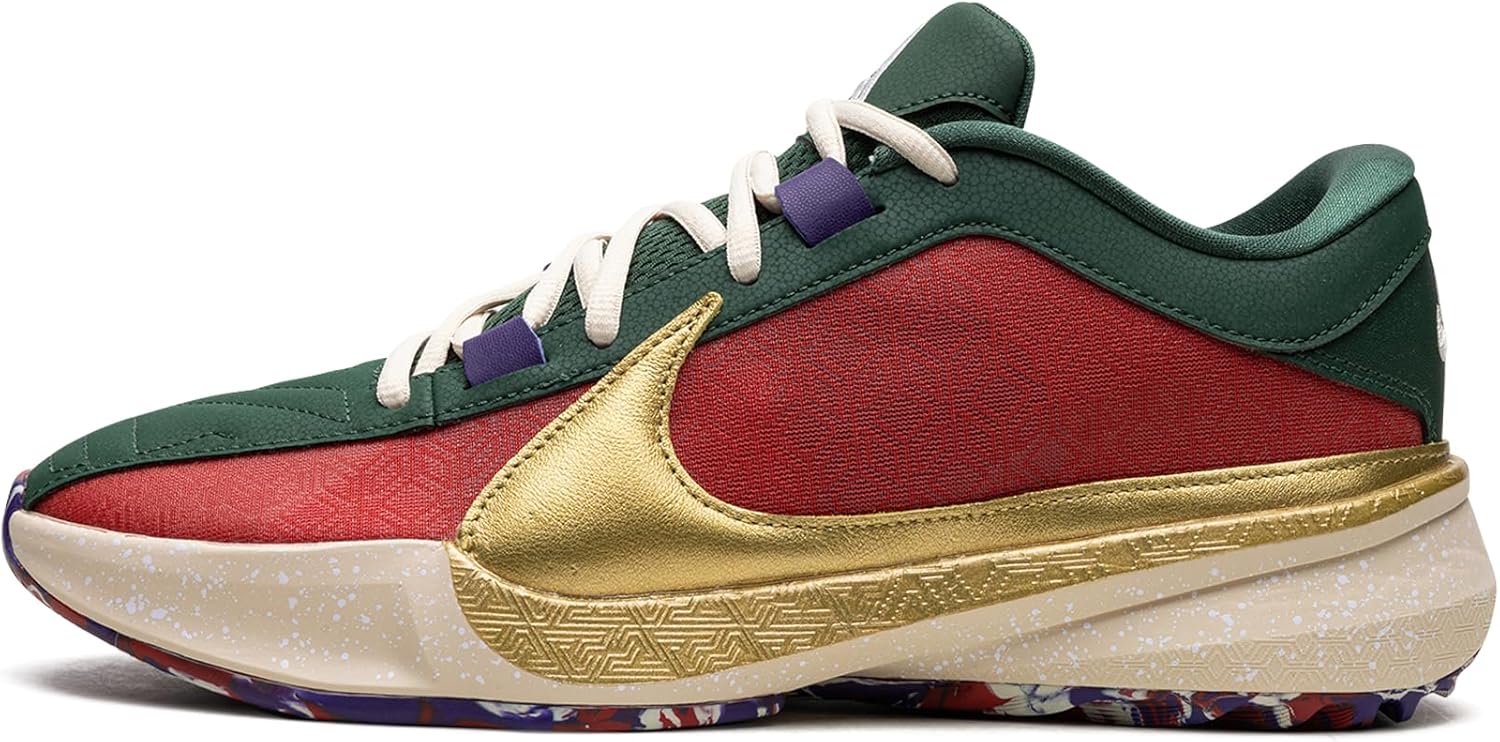 Баскетбольные кроссовки Nike Zoom Freak 5 для мужчин, Gym Red/Fir/Court Purple/Metallic Gold
Баскетбольные кроссовки Nike Zoom Freak 5 для мужчин, Gym Red/Fir/Court Purple/Metallic Gold