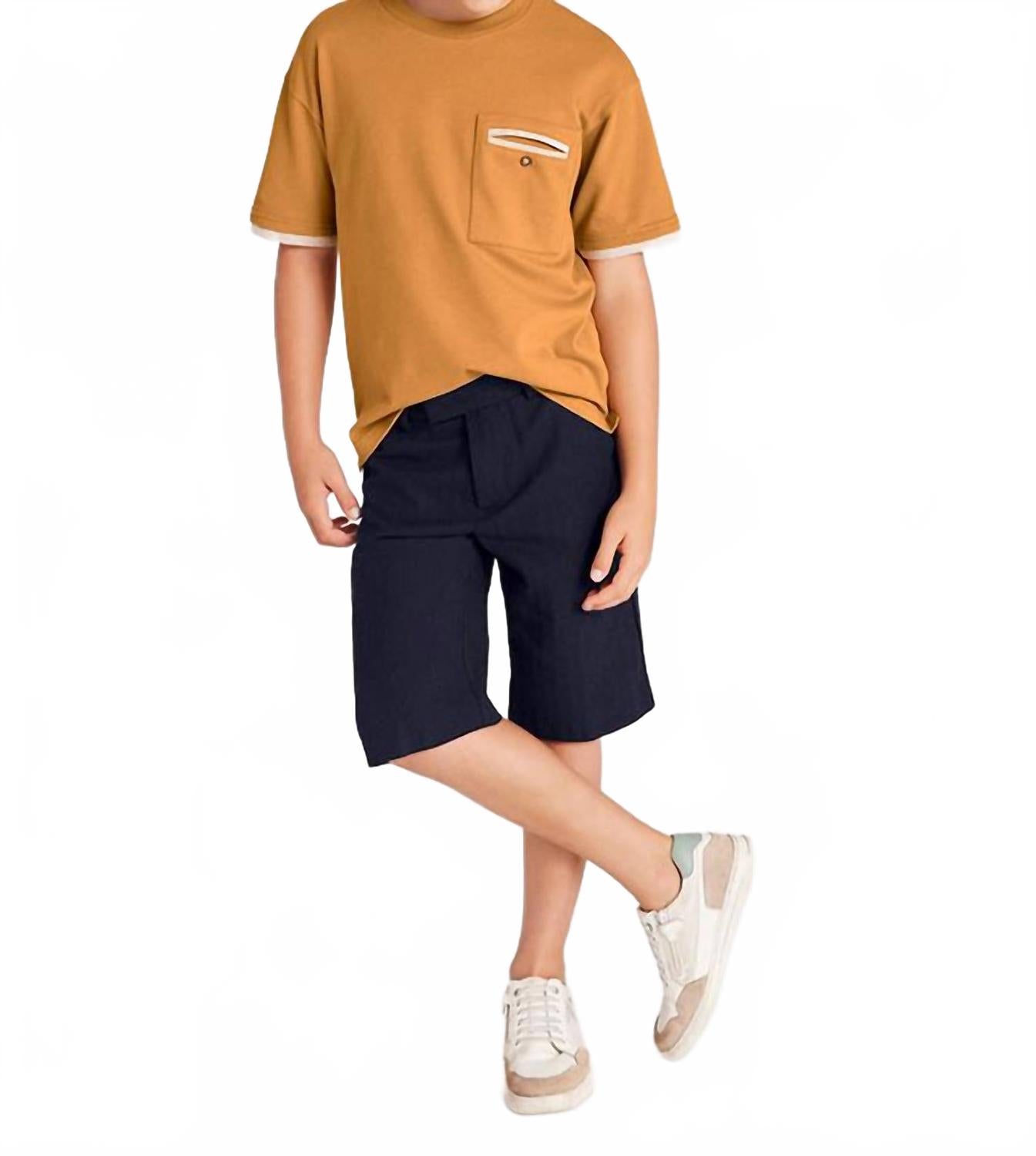 Mayoral Бермуды-чиносы из льняной смеси, цвет морской
Mayoral Бермуды-чиносы из льняной смеси, цвет морской