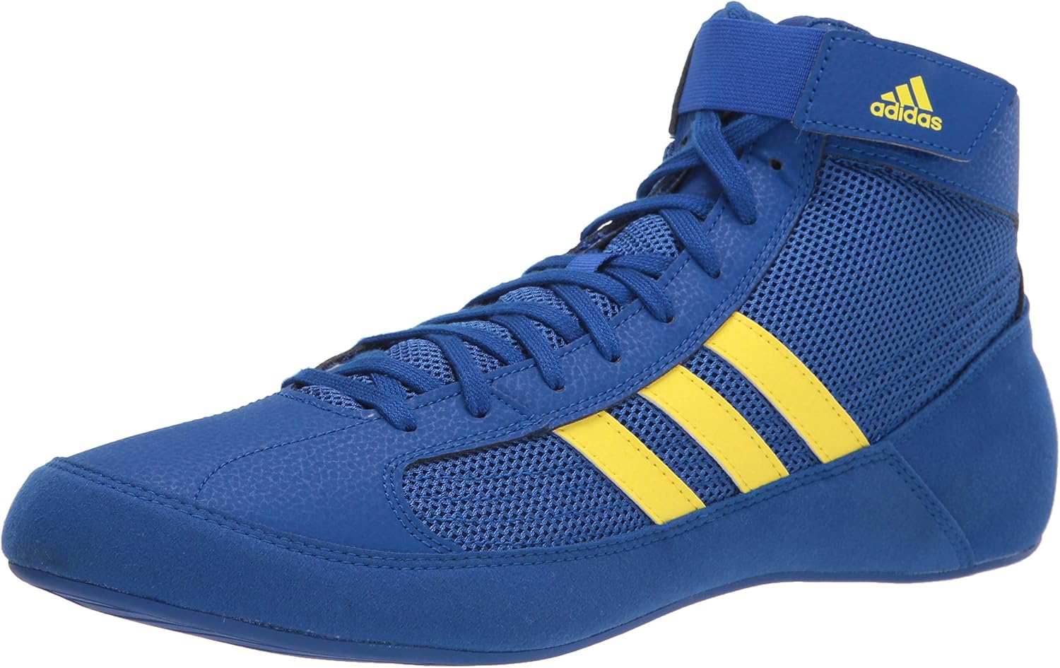 Мужские борцовские кроссовки adidas HVC 2, черный/синий/желтый
Мужские борцовские кроссовки adidas HVC 2, черный/синий/желтый